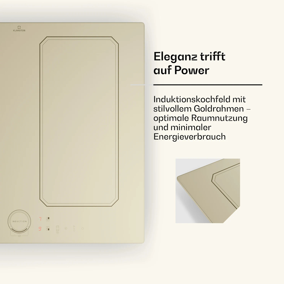 Варочная панель встраиваемая Klarstein Victoria индукционная 60 см 7400 Вт (10040202) - фото 2 Варочная панель встраиваемая Klarstein Victoria индукционная 60 см 7400 Вт (10040202) - фото 2