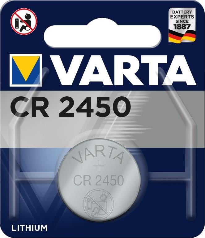 Батарейка литиевая Varta CR 2450 BLI 1 (10440957)