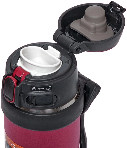 Термокружка Zojirushi SM-QAF60 0,6 л з переноскою Червоний (1013-SM-QAF60RK) - фото 2 Термокружка Zojirushi SM-QAF60 0,6 л з переноскою Червоний (1013-SM-QAF60RK) - фото 2