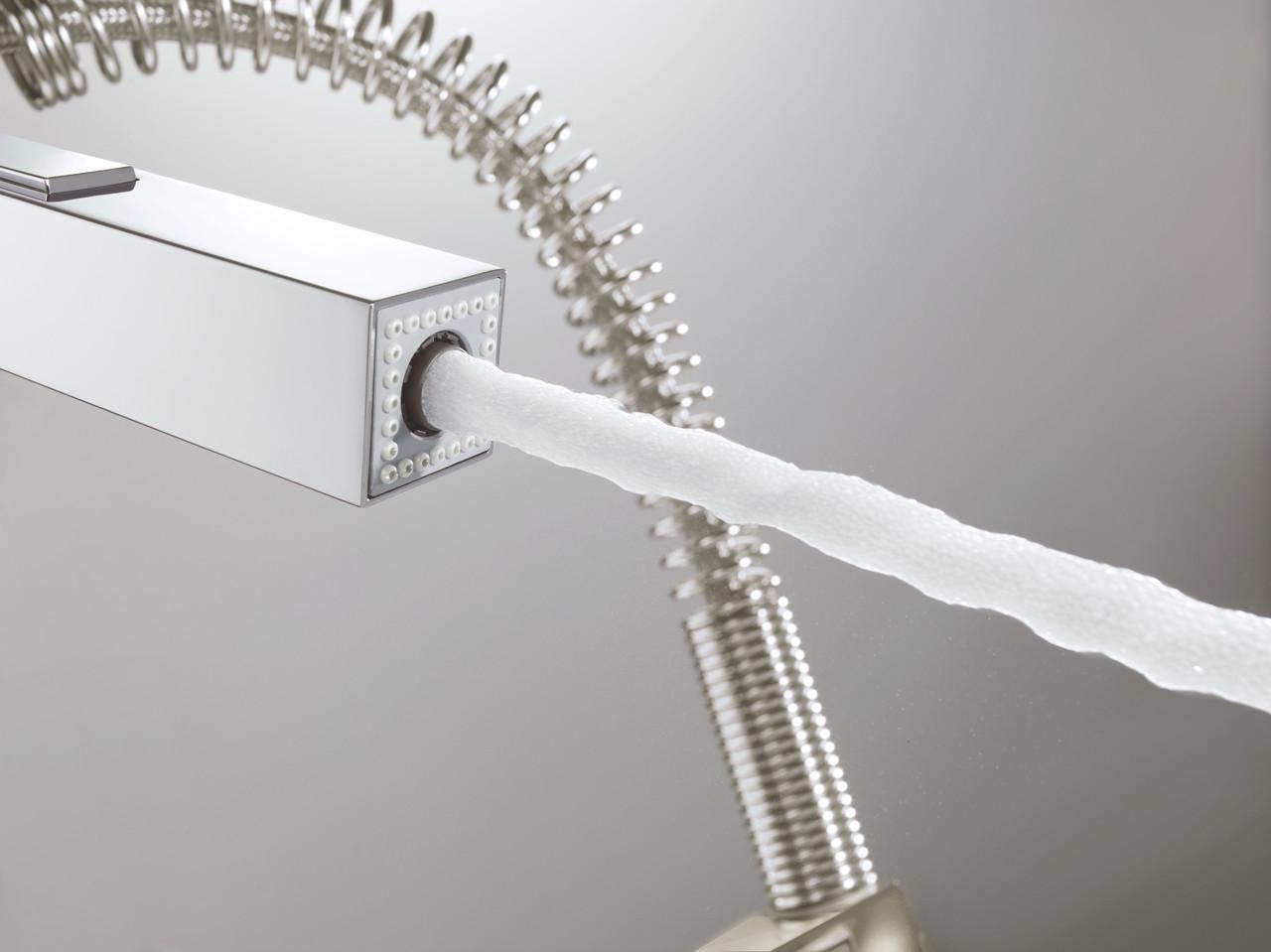 Смеситель для кухни Grohe Eurocube с гибким изливом (31395000) - фото 7 Смеситель для кухни Grohe Eurocube с гибким изливом (31395000) - фото 7