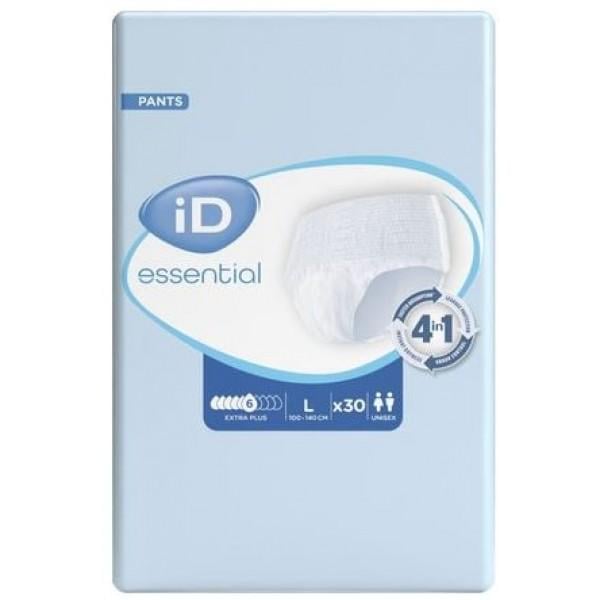 Підгузки-трусики для дорослих iD Plus L 30 шт. Підгузки-трусики для дорослих iD Plus L 30 шт.