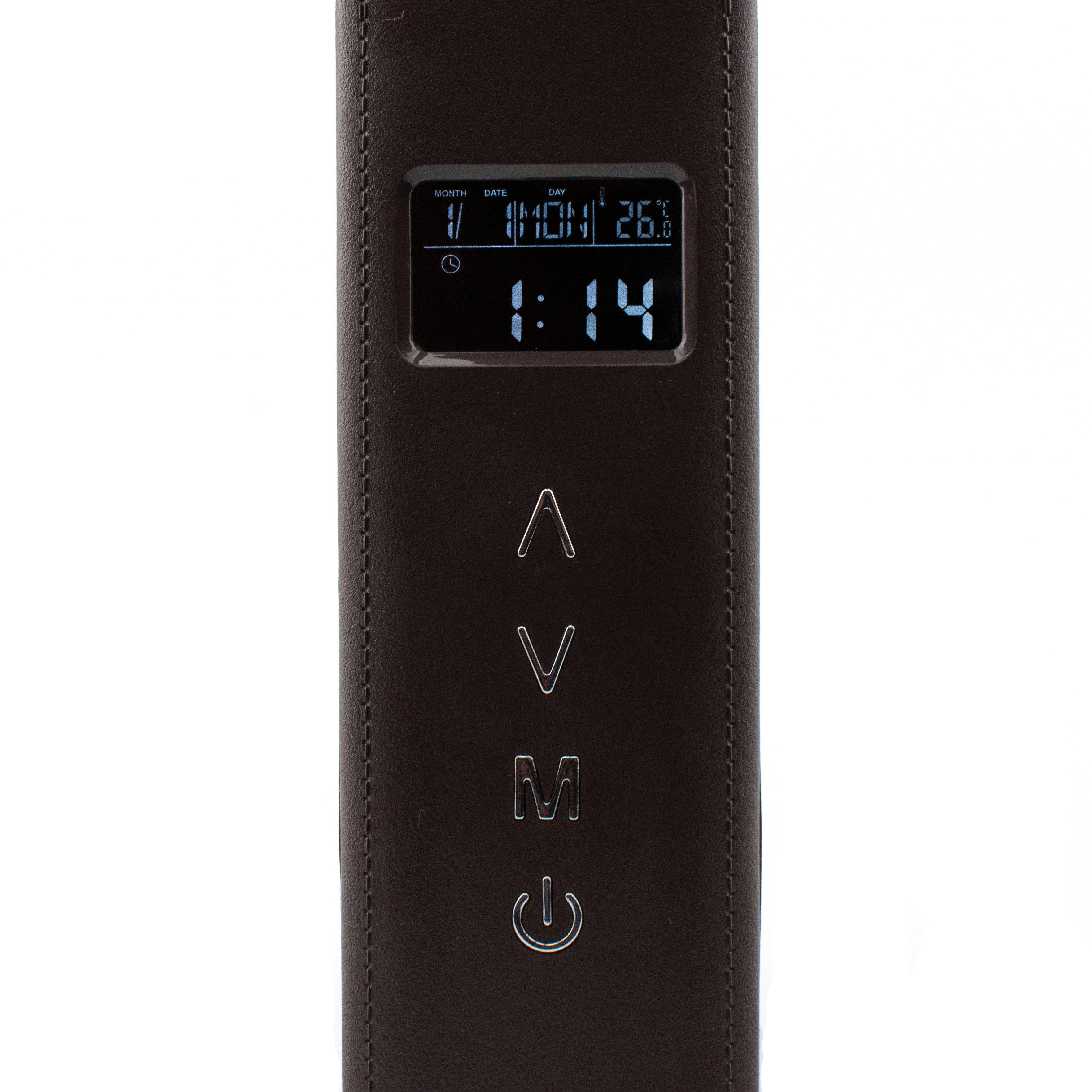 Настольная лампа Lightrich H19 с дисплеем, Brown - фото 8