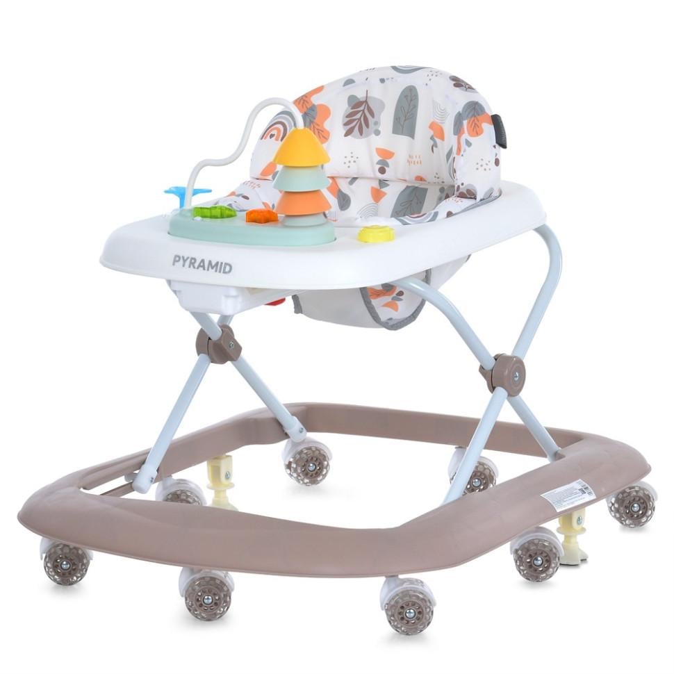 Ходунки El Camino до 15 кг материал комбинированный музыкальные 64x60x54 см Мокко (KH-156-H-45)