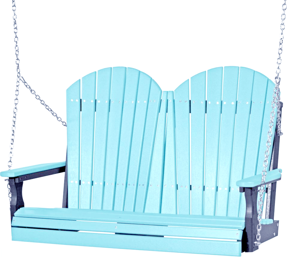 Диван-качеля садовая из дерева Карфаген Ирис/Венге (СКЛ-00015212) - фото 1