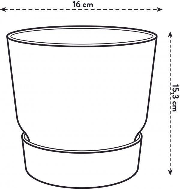 Вазон Elho greenville round 2,1 л Білий (493233 Line) - фото 3