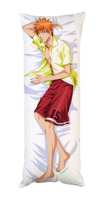 Подушка дакімакура Ічіго Гріммджоу Бліч декоративна ростова для обіймання 60x180 см двостороння