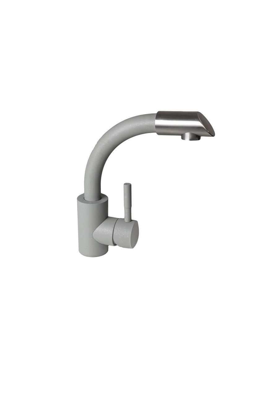 Смеситель кухонный Germece Серый металик (8303)