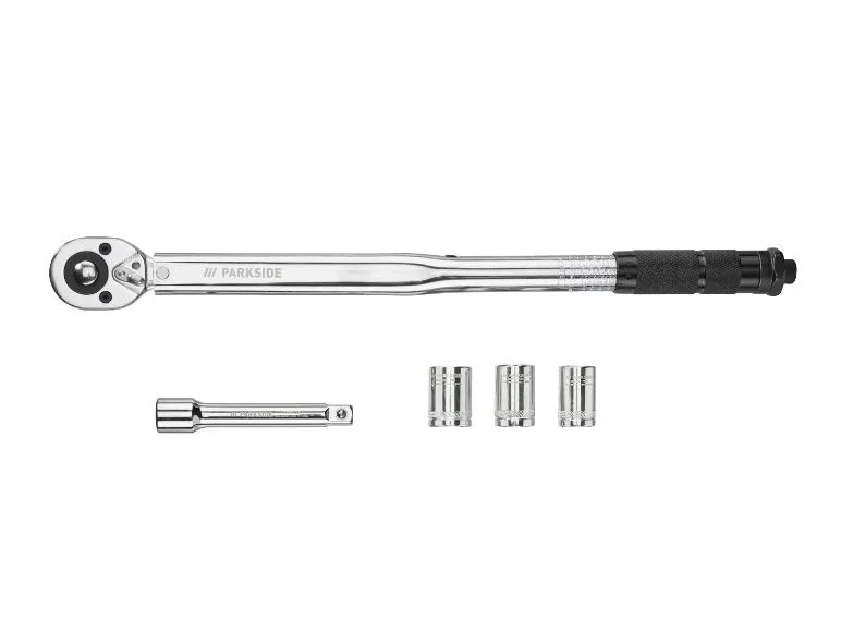 Ключ динамометрический PARKSIDE 1/2"-/12,5 мм 40-210Nm 5 предметов (3212097999)