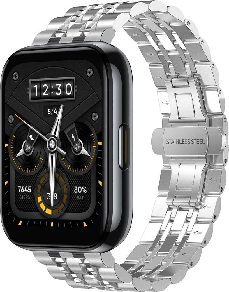 Браслет металлический Spinye для Realme Watch 2/2 Pro Silver (37277-59) Браслет металлический Spinye для Realme Watch 2/2 Pro Silver (37277-59)