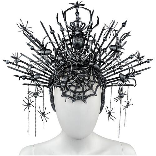 Обруч Gala Spider Queen SETA Decor 21-603BLK-SL