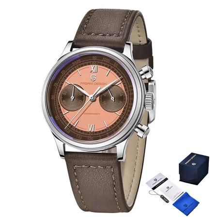 Наручные часы Pagani Design PD-1739 Silver/Brown