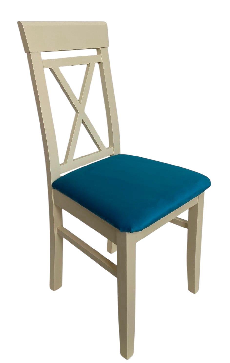 Стул обеденный Скиф ЖУР-18 деревянный Ваниль/Лагуна-34 (25714788)