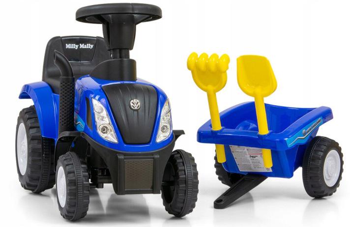 Трактор-толокарь детский MILLY MALLY New Holland T7 Синий (39011)