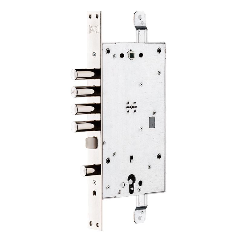 Замок 456 L двухсистемный хром 5 ключей (1-30175) Замок 456 L двухсистемный хром 5 ключей (1-30175)