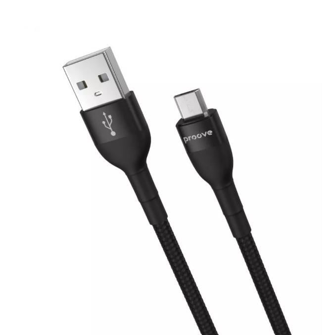 Кабель Proove Weft Micro USB 2.4A 1 м Black Кабель Proove Weft Micro USB 2.4A 1 м Black