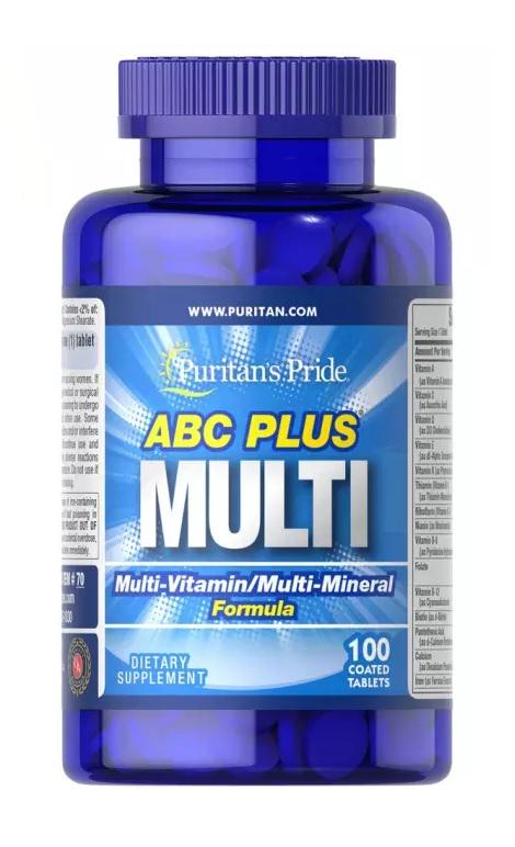 Витаминно-минеральный комплекс Puritan's Pride ABC Plus Multivitamin 100 Caplets