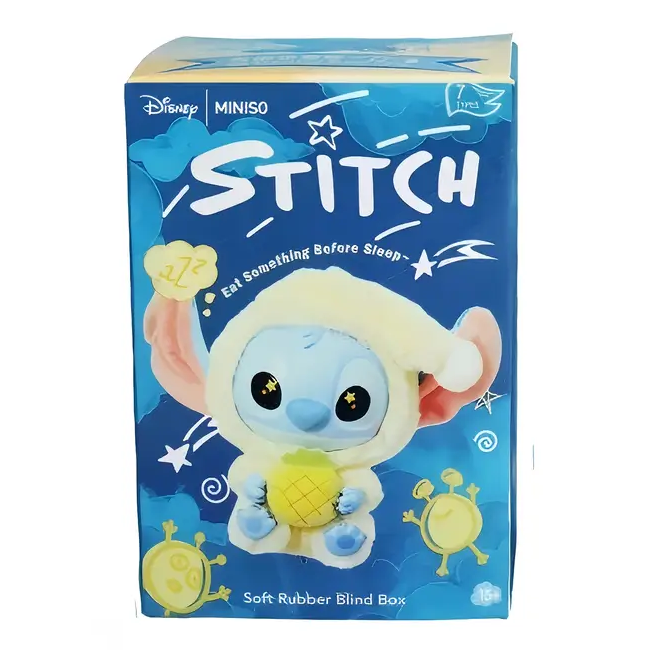 Мягкая игрушка-сюрприз MINISO Stitch Стич плюшевый брелок на сумку 15 см (401004)