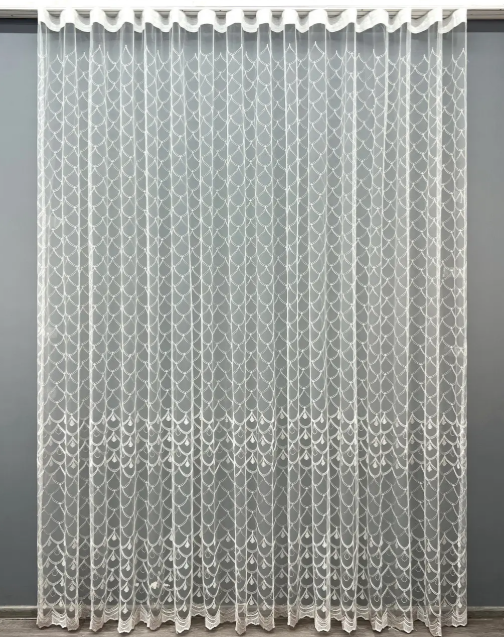 Тюль из фатина 2,8 м Молочный/Пудровый (2013т)