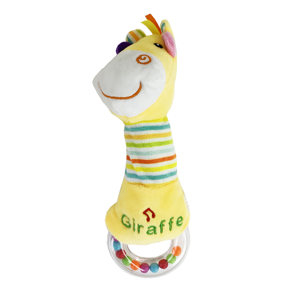 Погремушка для новорожденных Giraffe мягкая (356)