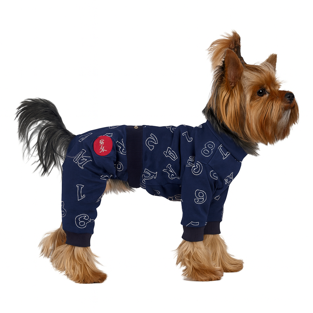 Костюм для собак Diego Буквы S Синий (217)