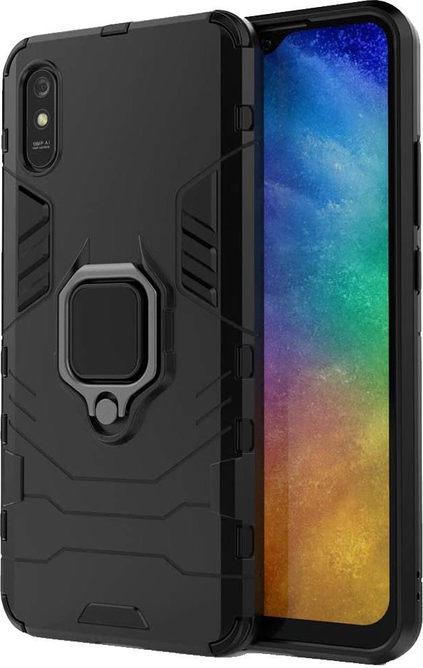 Протиударний чохол Transformers для Xiaomi Redmi 9A (підставка кільце) Black (16800-2B) Протиударний чохол Transformers для Xiaomi Redmi 9A (підставка кільце) Black (16800-2B)