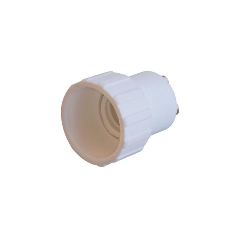 Перехідник E.NEXT e.lamp adapter.GU10/Е14.white GU10-E14 пластик Білий (s9100043)