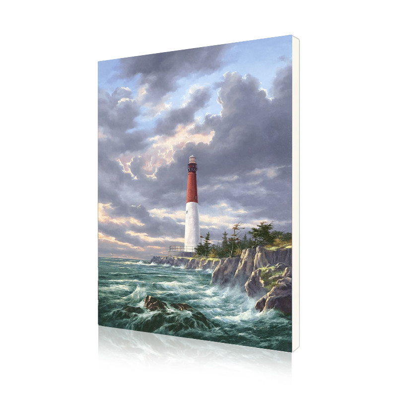Картина по номерам Lesko DIY Y5064 Одинокий маяк