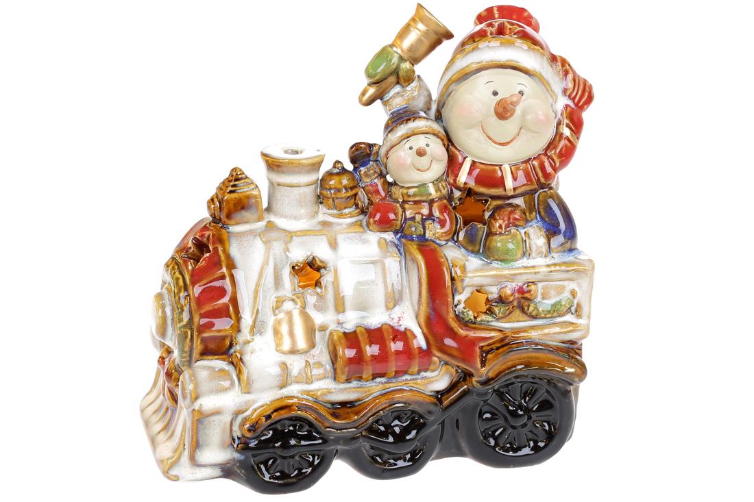 Декоративная статуэтка BonaDi Снеговик (197-723)