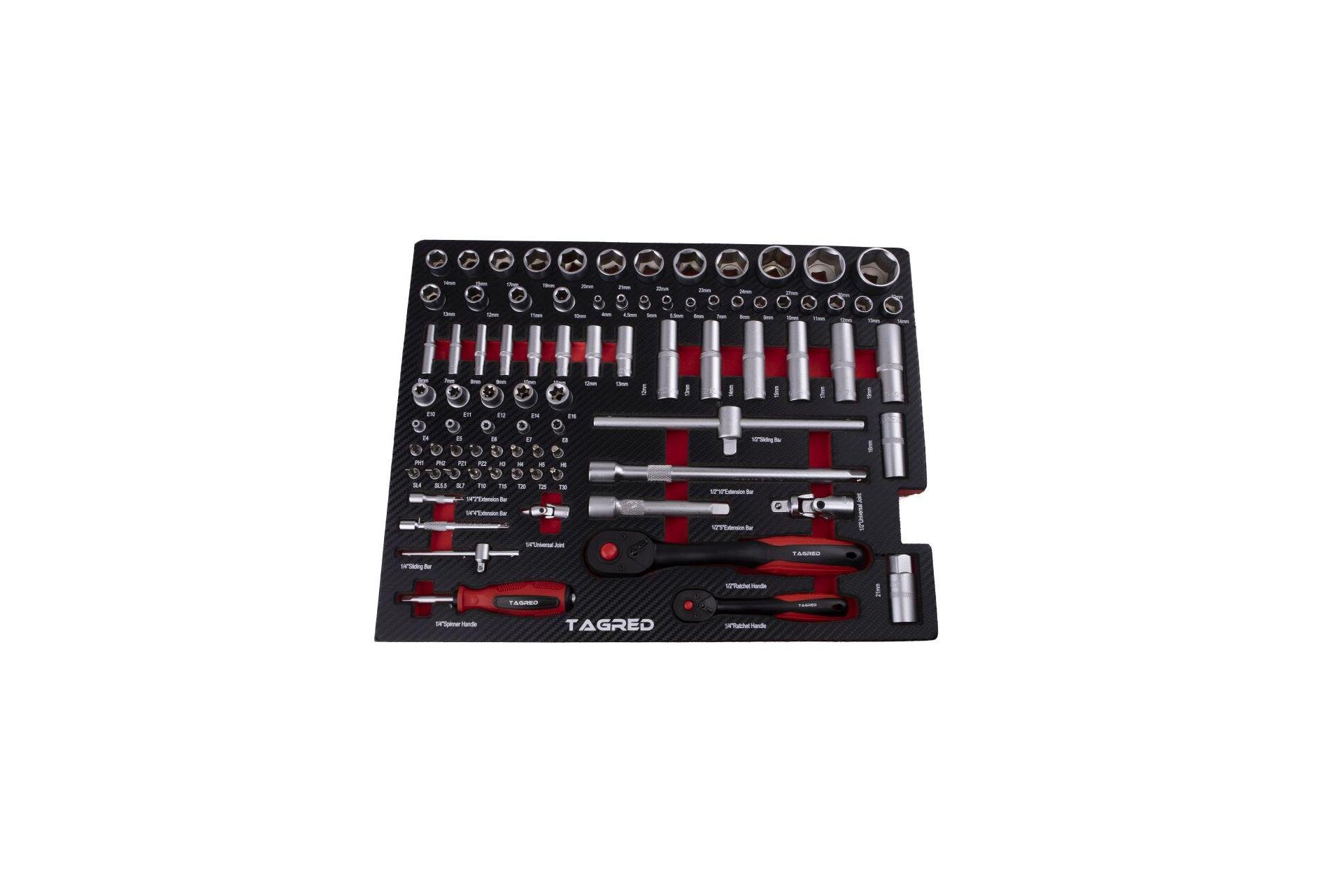 Набір інструментів Tagred TA218 188 ел. (12744391) - фото 4 Набір інструментів Tagred TA218 188 ел. (12744391) - фото 4