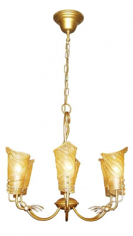 Люстра подвесная кантри на 6 плафонов Brille BR-857S/6