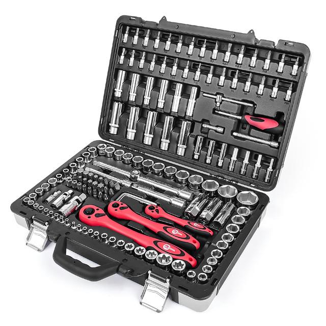 Набір інструментів Intertool 1/4" 3/8" 1/2" 151 пр.