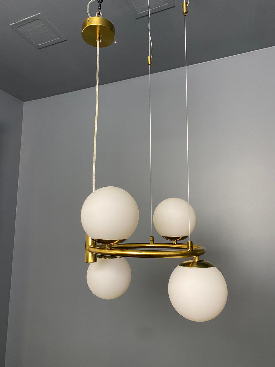 Люстра 7521011-4 BRZ+WH Бронзовый/Белый (LVS5134) - фото 5 Люстра 7521011-4 BRZ+WH Бронзовый/Белый (LVS5134) - фото 5