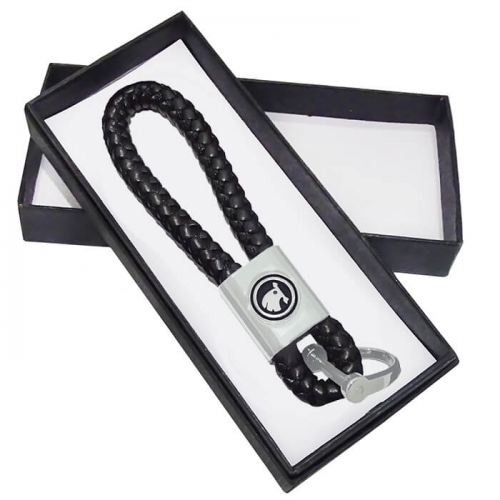 Брелок косичка для ключа Skoda Черный (111311)