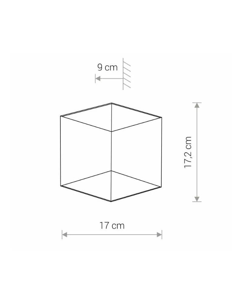 Светильник уличный Nowodvorski 8142 Triangles LED 2x5W 3000K 700Lm IP54 Bl (18659429) - фото 3