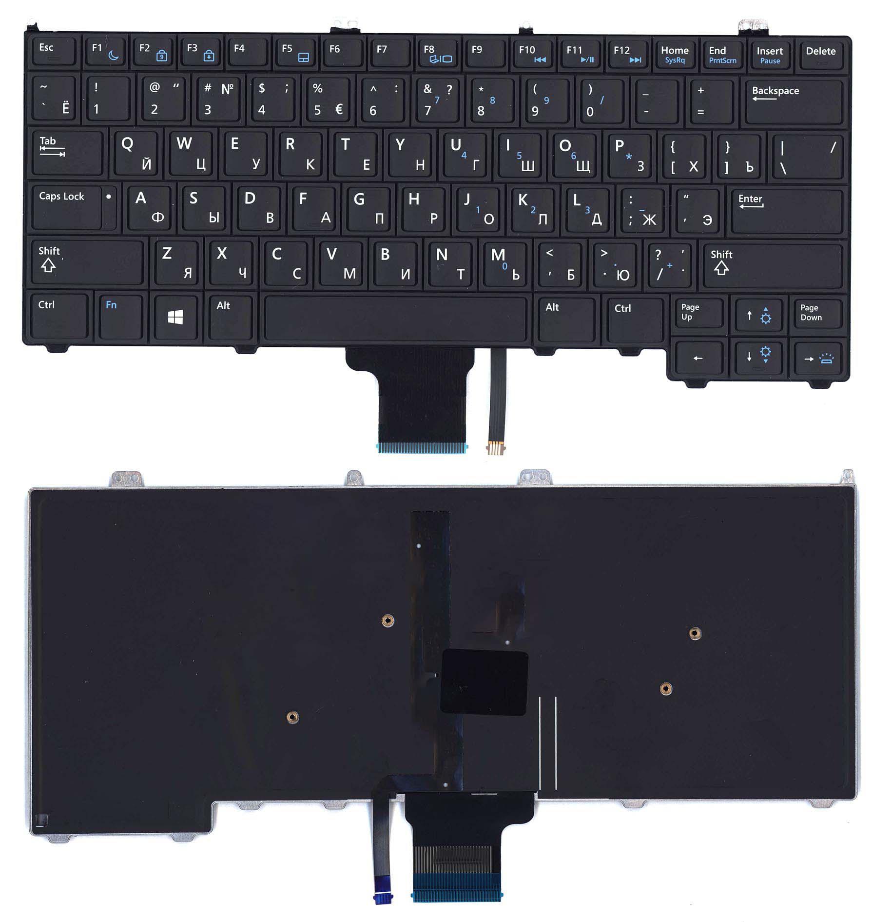 Клавиатура для ноутбука Dell Latitude E7420 Black Клавиатура для ноутбука Dell Latitude E7420 Black