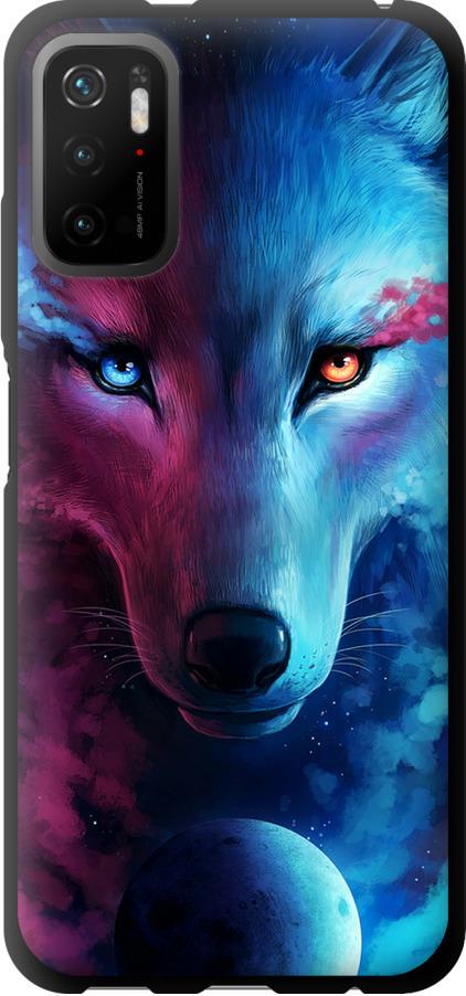 Чехол на Xiaomi Poco M3 Pro Арт-волк (3999b-2369-42517)