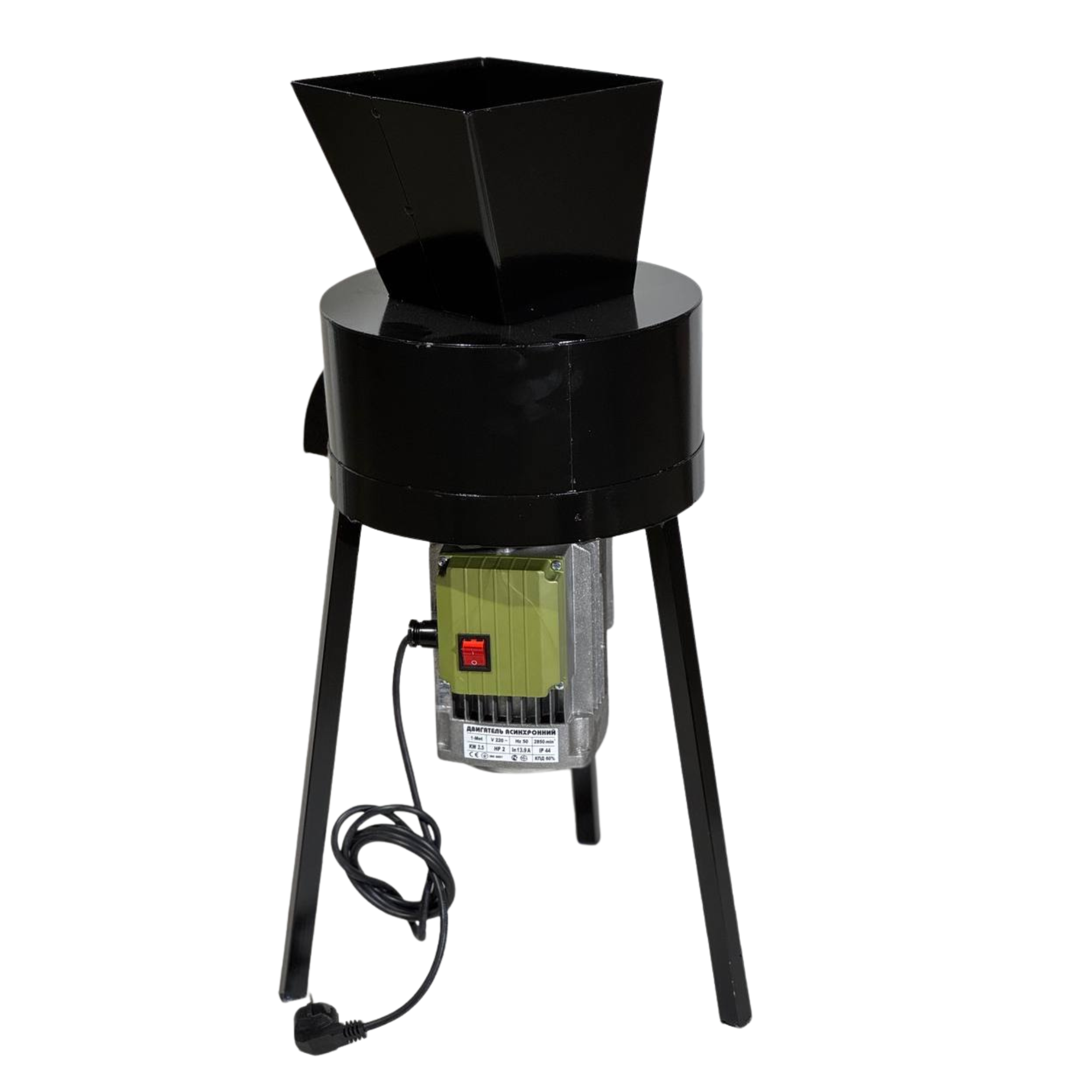 Траворезка-соломорезка электрическая однофазная BRomex с сеткой 6 мм 2,5 кВт 220V (31414317)