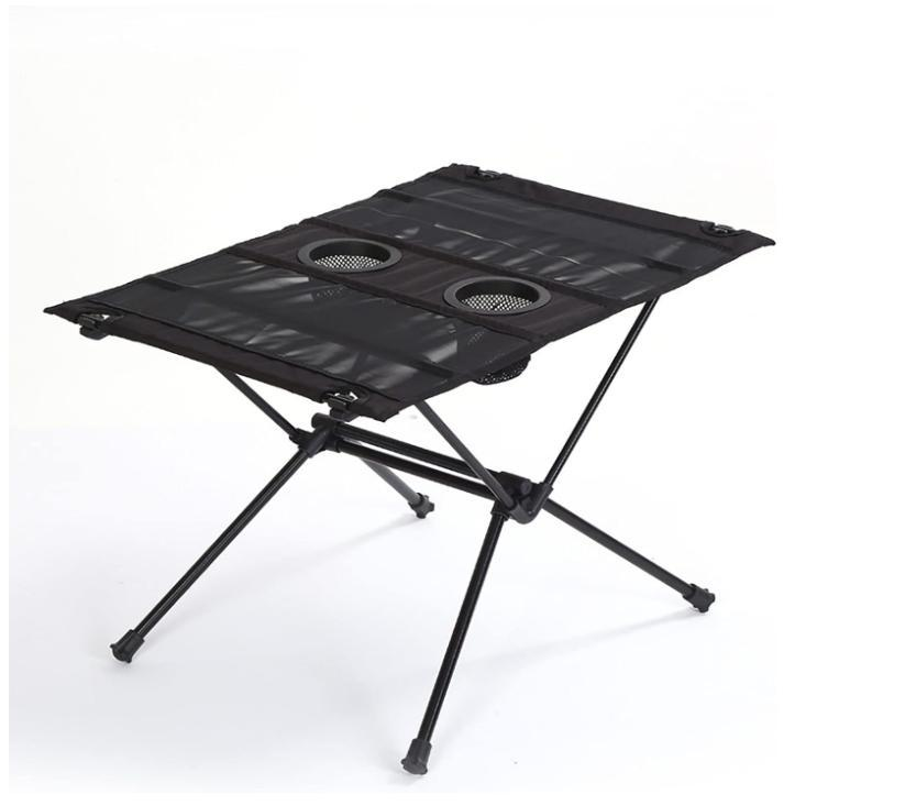 Стол туристический раскладной облегченный OLSUS сетка/карбон/алюминий 59х40х39 см Черный (18940465)