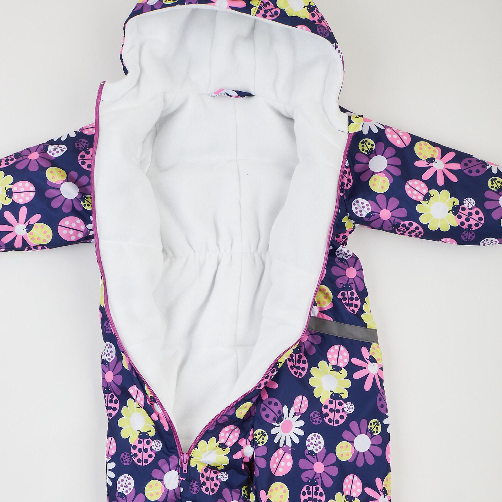 Комбинезон детский демисезонный ЛяЛя на флисе 86 см ( 8ПЛ067) - фото 6