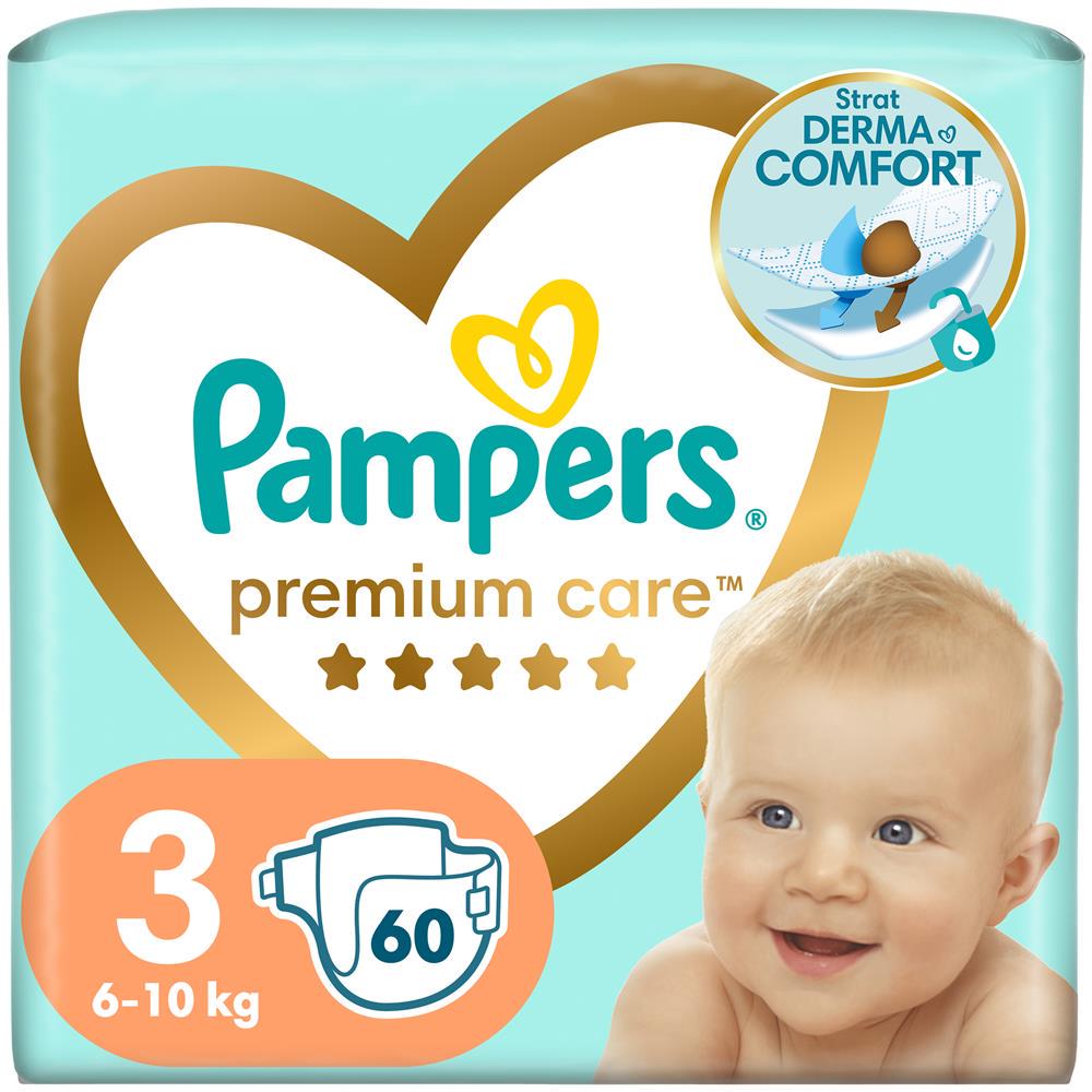 Подгузники детские Pampers Premium Care Midi р. 3 6-10 кг 60 шт. (НФ-00009857)