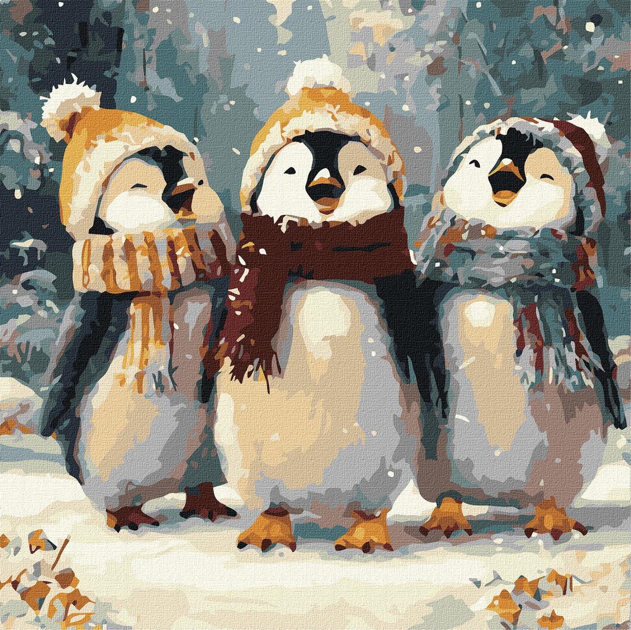 Картина по номерам Ideyka Счастливые песни 40х40 см (2847123869)