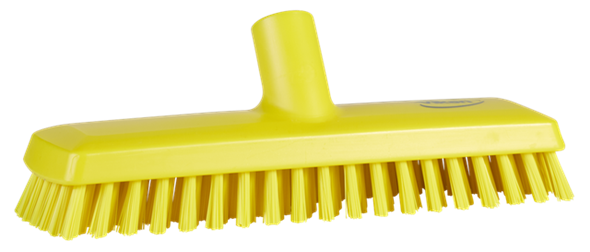 Щетка-скраб Vikan с подключением к воде сверхжесткая 270 мм Желтый (70416)