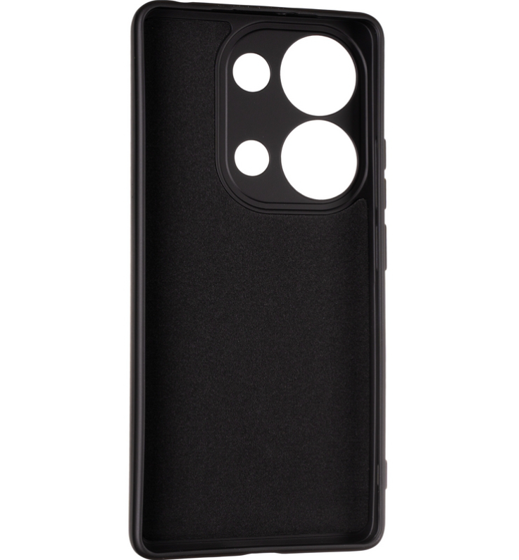 Чехол Full Soft Case for Xiaomi Redmi Note 13 Pro 4G Black - фото 4