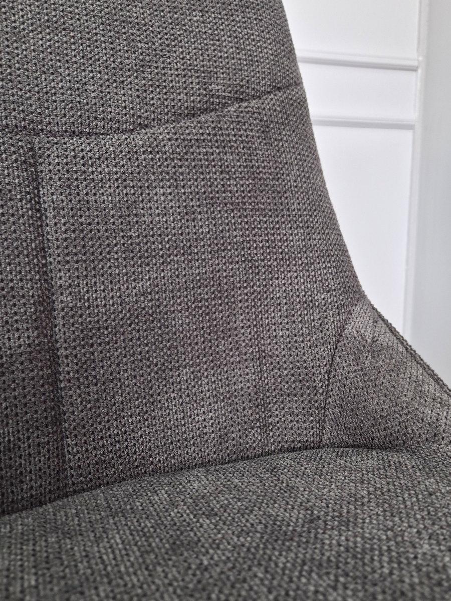 Стілець тканинний для вітальні Intarsio JUSTIN Темно-сірий - фото 6 Стілець тканинний для вітальні Intarsio JUSTIN Темно-сірий - фото 6