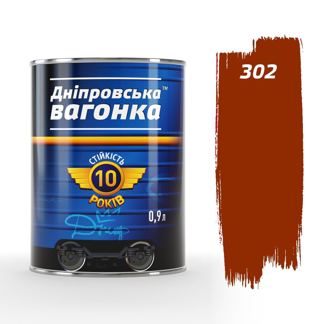 Краска вагонка Днепровская ПФ-133 0,9 л Красно-коричневый (23813454)