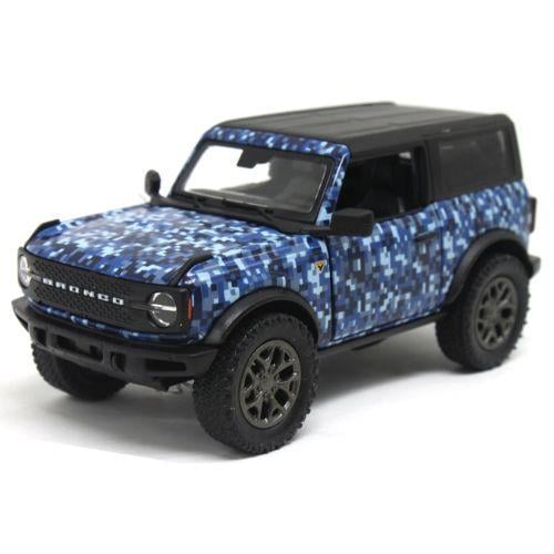 Игрушечная машинка металлическая Ford Bronco Camo Edition Синий (219807)