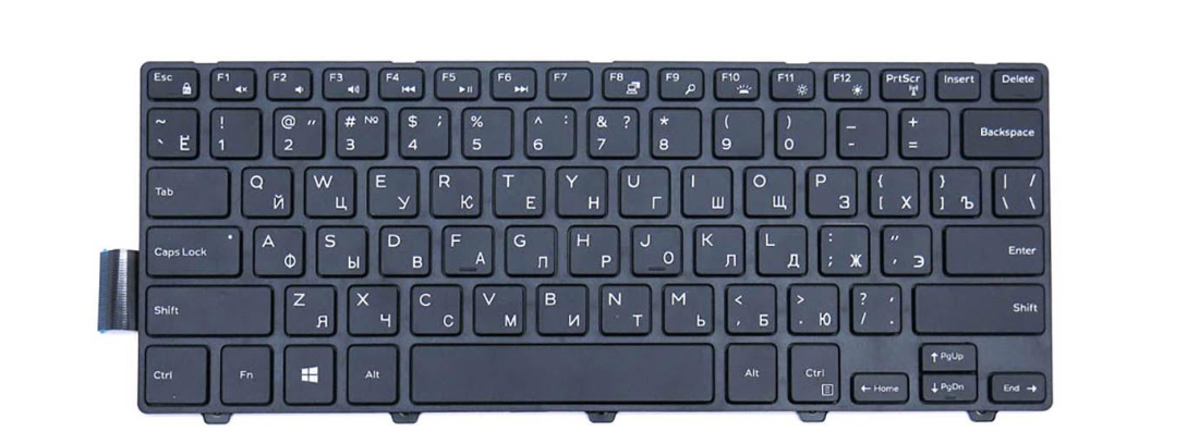 Клавиатура для ноутбука Dell Vostro 5468 с подсветкой клавиш матовая (021H9J)