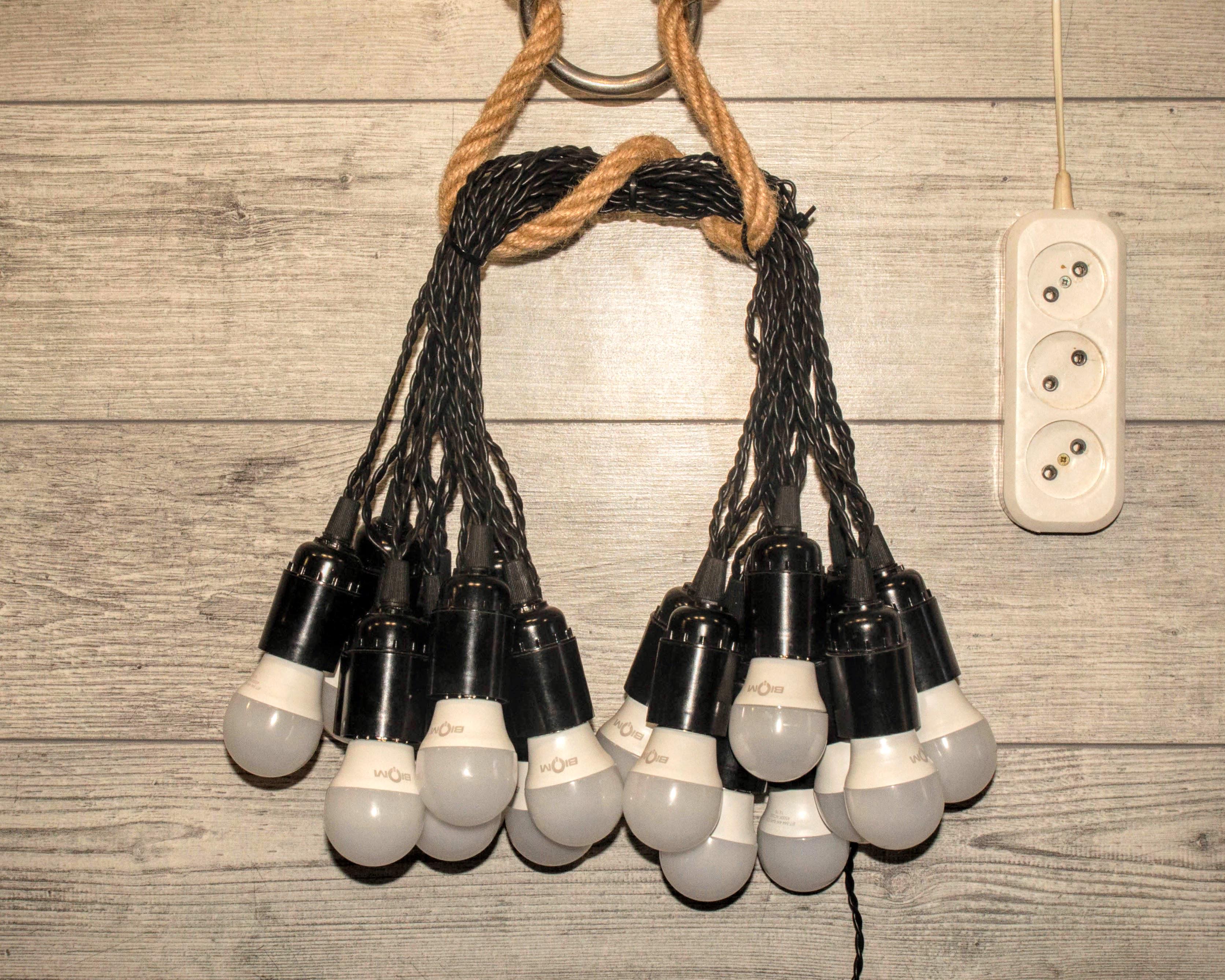 Гирлянда уличная RETRO LAMPA 20 ламп LED влагозащитная IP44 от 220 В 10 м 4 Вт Белый - фото 3 Гирлянда уличная RETRO LAMPA 20 ламп LED влагозащитная IP44 от 220 В 10 м 4 Вт Белый - фото 3