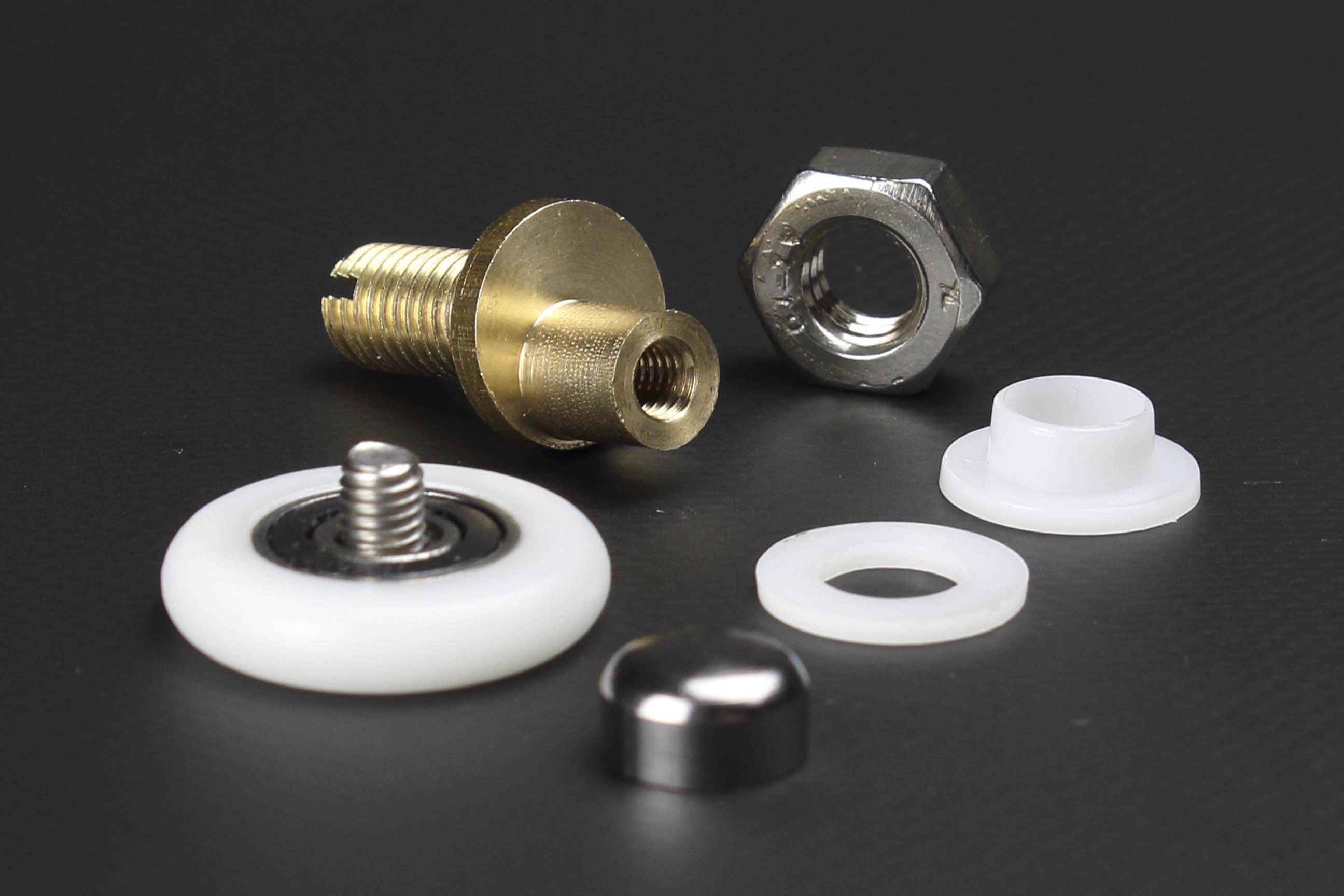 Ролики для душевых кабин/гидромассажных боксов B-06D со съемным колесом (26324926) - фото 4