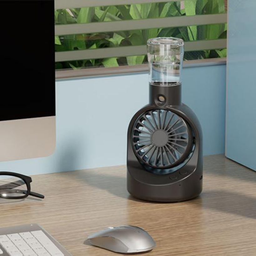 Вентилятор портативный Fan аккумуляторный с водой (F6) - фото 7 Вентилятор портативный Fan аккумуляторный с водой (F6) - фото 7